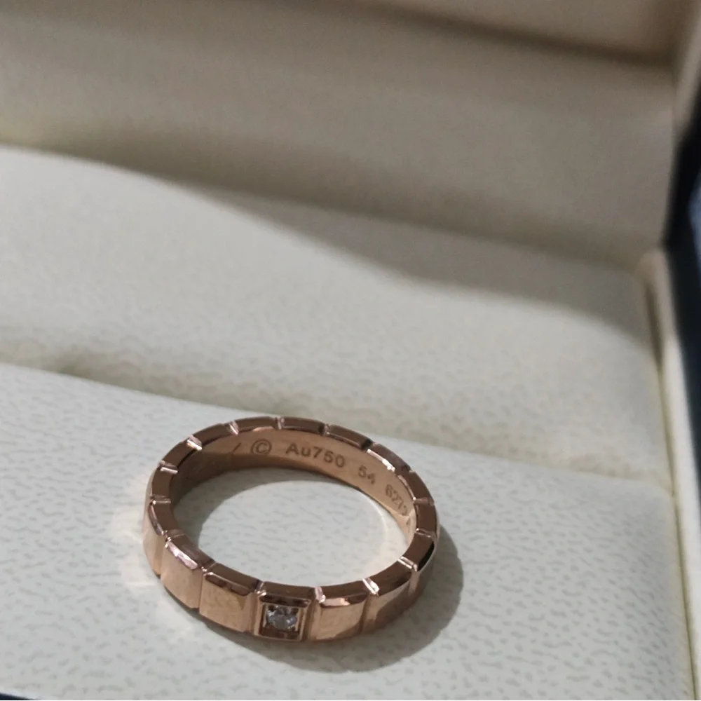 Chopard Rose Gold Faceted Women’s Band